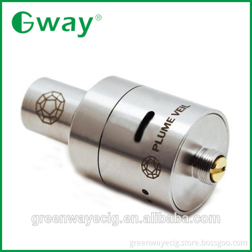 Latest plum veil rda for 18650 mechanical mod 22mm rda clone Plume Veil RDA rebuildable plumveil